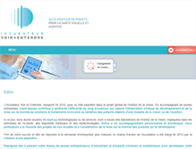 Tablet Screenshot of incubateur-vision.org